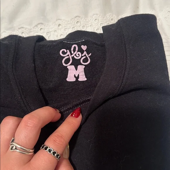 Black Graphic Sweatshirt “Treat People with Kindness “ - Picture 2 of 2